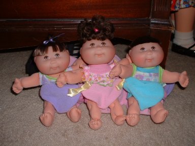 Cabbage Patch Singing Triplets