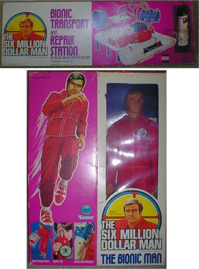 Six Million Dollar Man repair station and figure