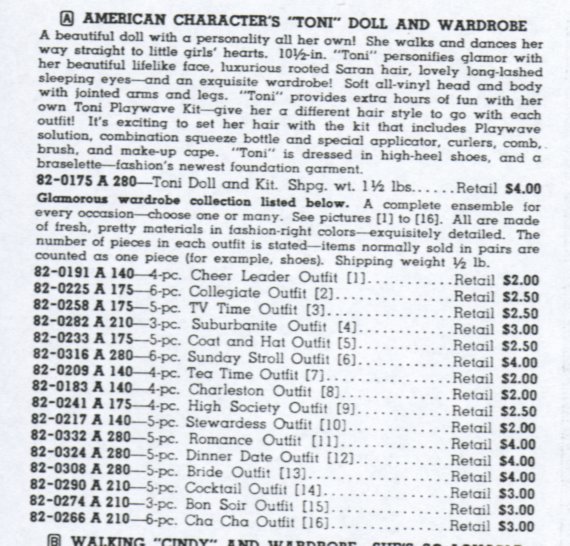 American Character Toni Doll Ad
