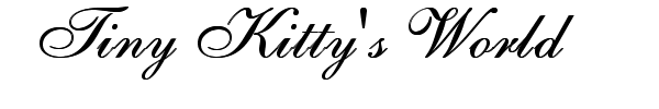 Tiny Kitty Title